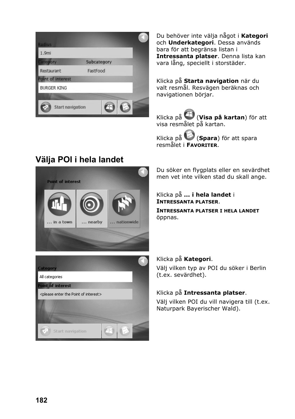 Välja poi i hela landet | JVC KV-PX701 User Manual | Page 182 / 215