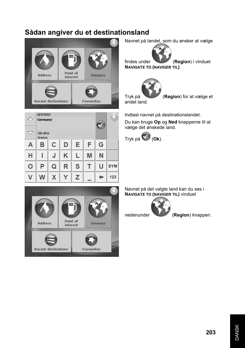 Sådan angiver du et destinationsland | JVC KV-PX701 User Manual | Page 203 / 215