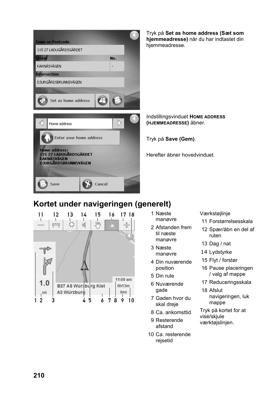 Kortet under navigeringen (generelt) | JVC KV-PX701 User Manual | Page 210 / 215