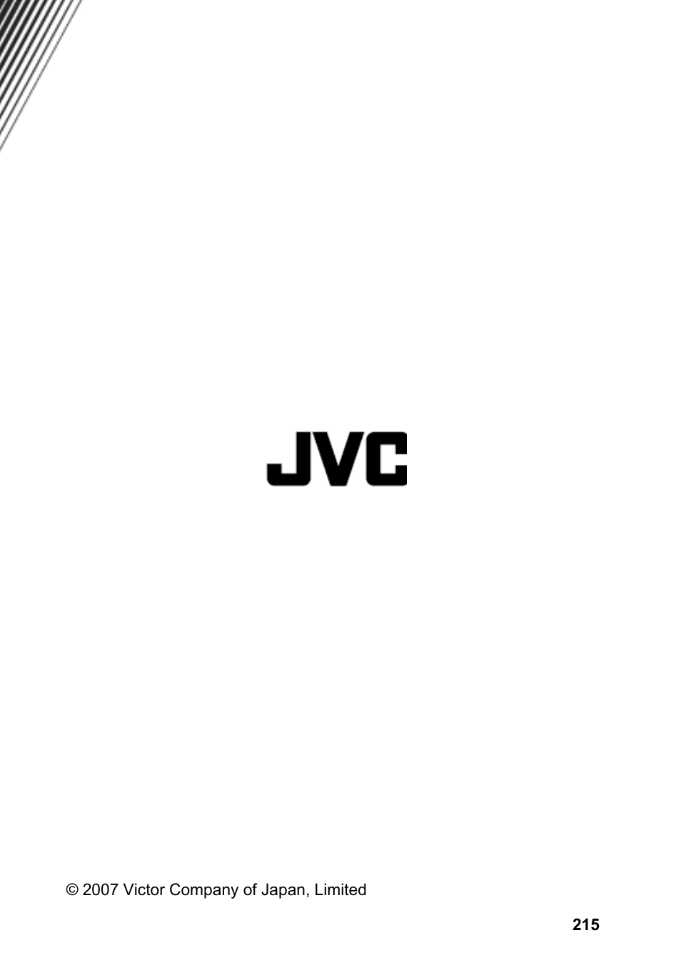 JVC KV-PX701 User Manual | Page 215 / 215