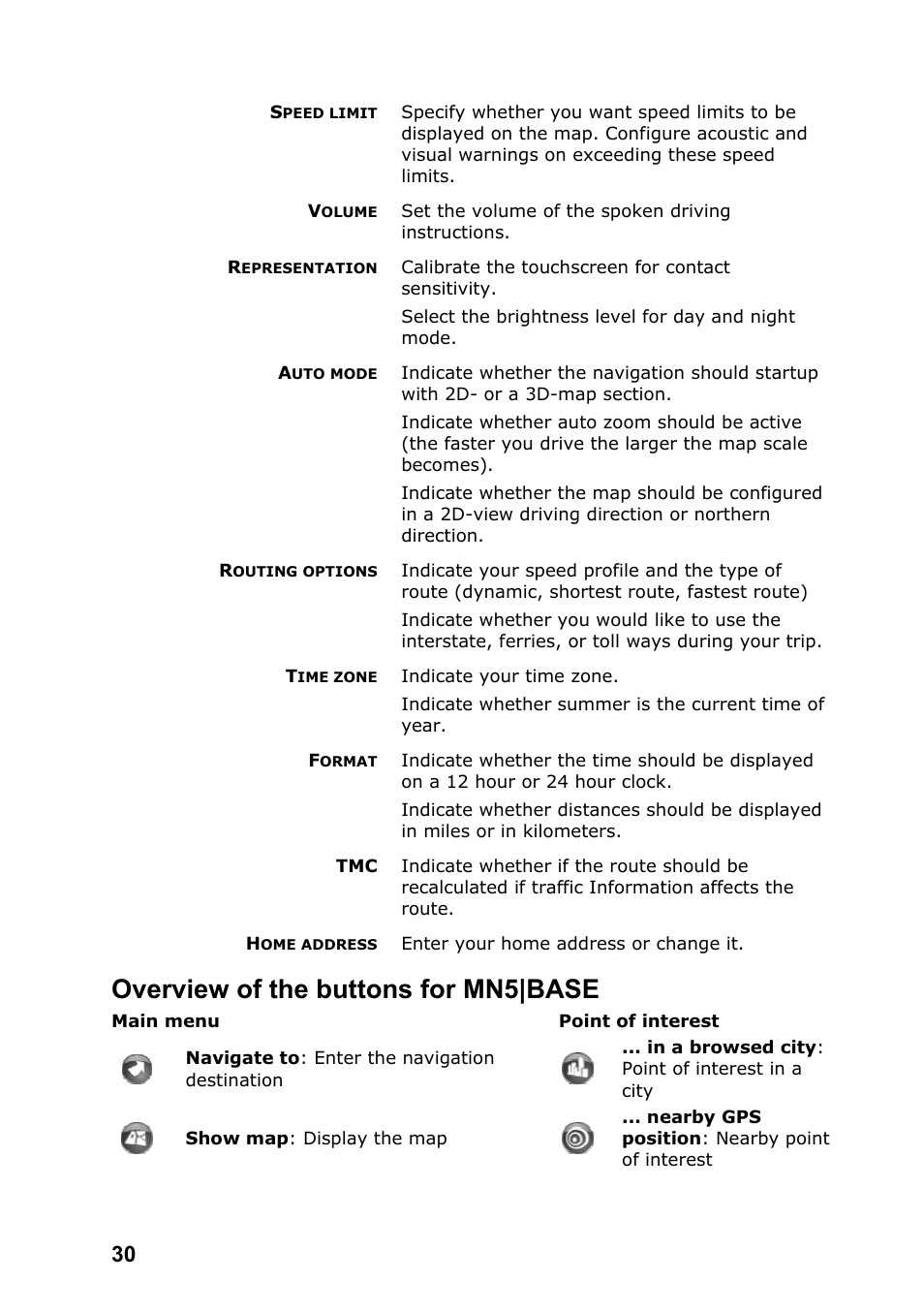 Overview of the buttons for mn5|base | JVC KV-PX701 User Manual | Page 30 / 215