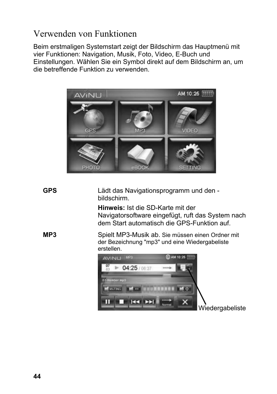 Verwenden von funktionen | JVC KV-PX701 User Manual | Page 44 / 215