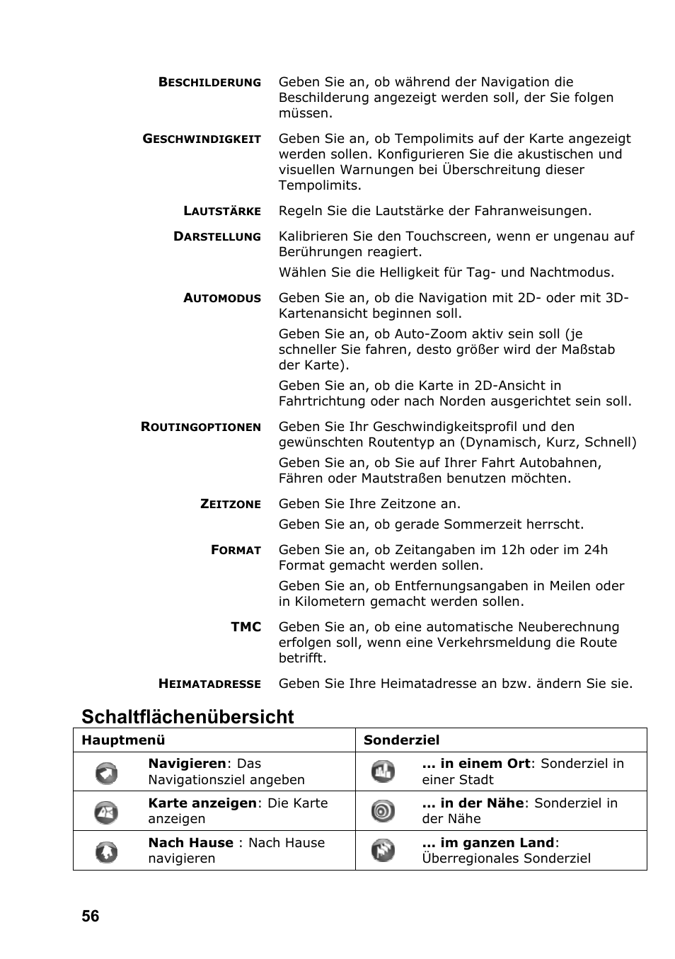 Schaltflächenübersicht | JVC KV-PX701 User Manual | Page 56 / 215