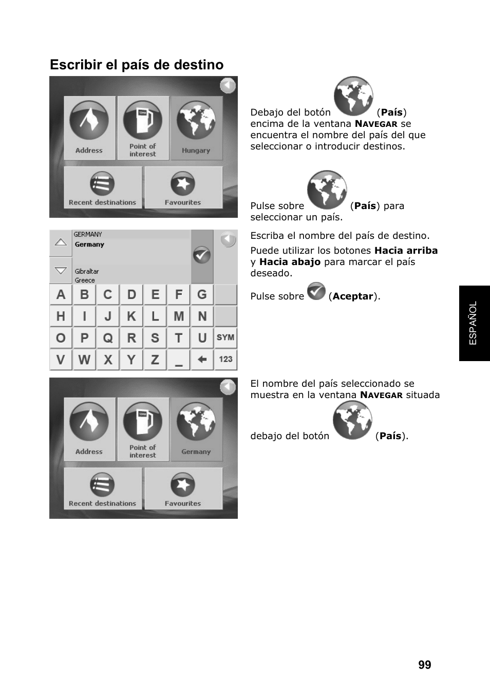 Escribir el país de destino | JVC KV-PX701 User Manual | Page 99 / 215