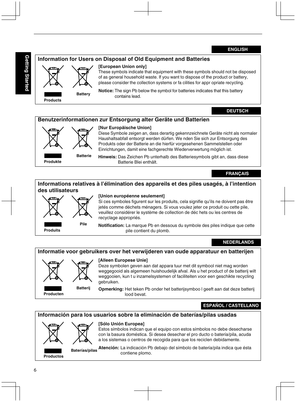 JVC DLA-X95R User Manual | Page 6 / 260