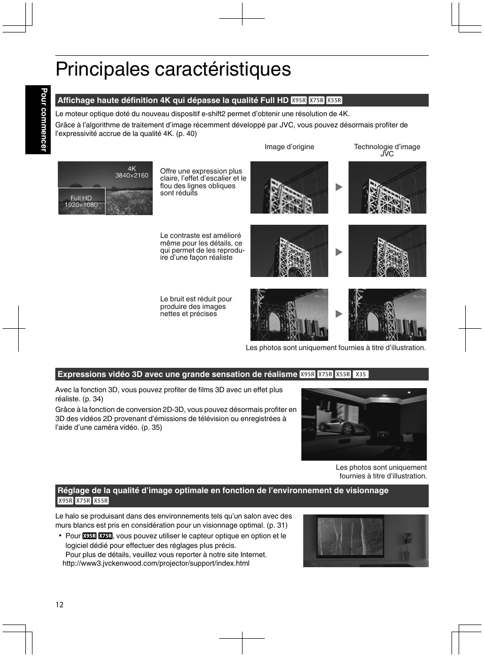 Principales caractéristiques | JVC DLA-X95R User Manual | Page 98 / 260