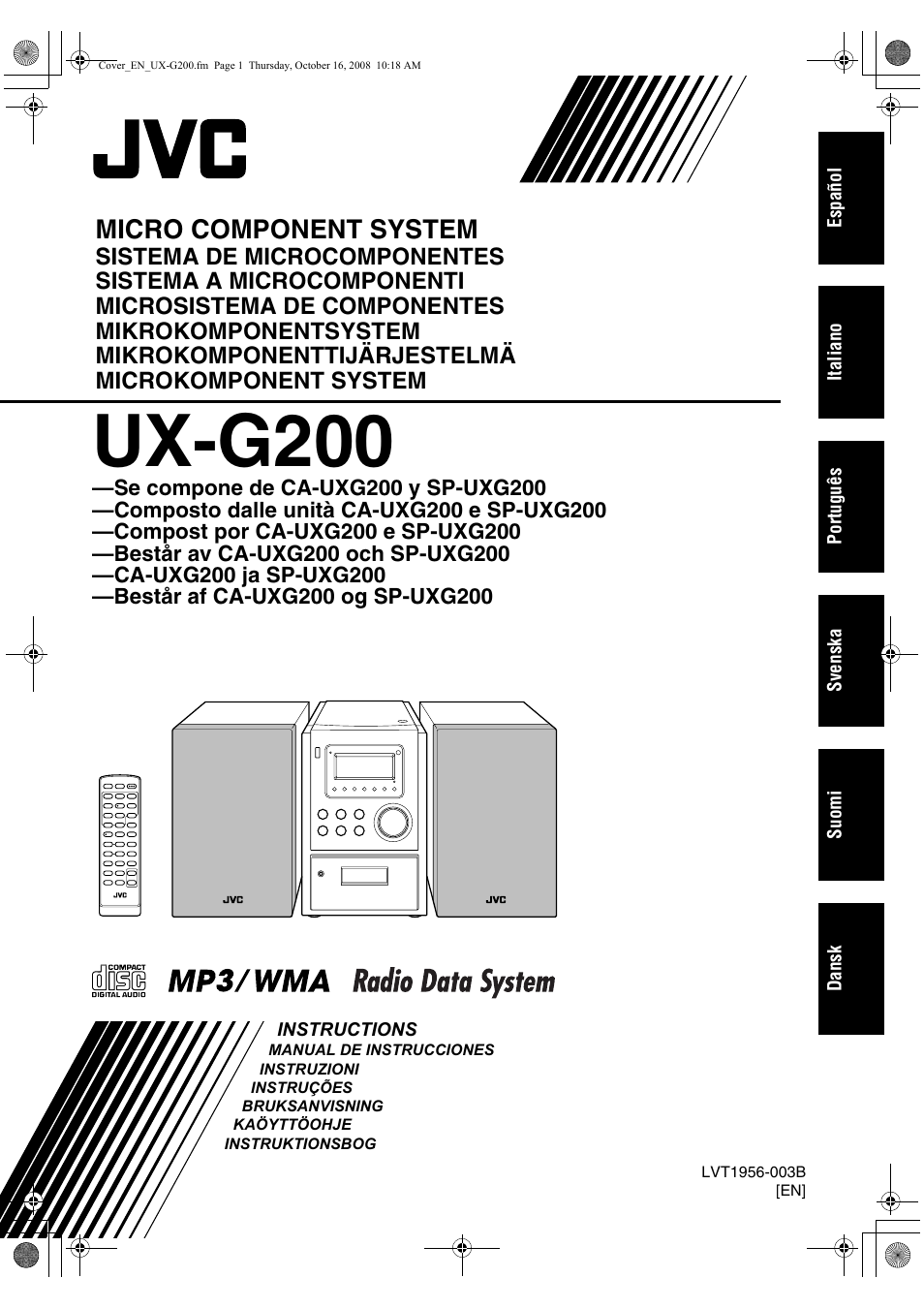 JVC UX-G200 User Manual | 155 pages