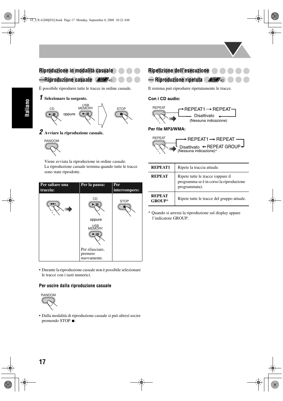 JVC UX-G200 User Manual | Page 50 / 155