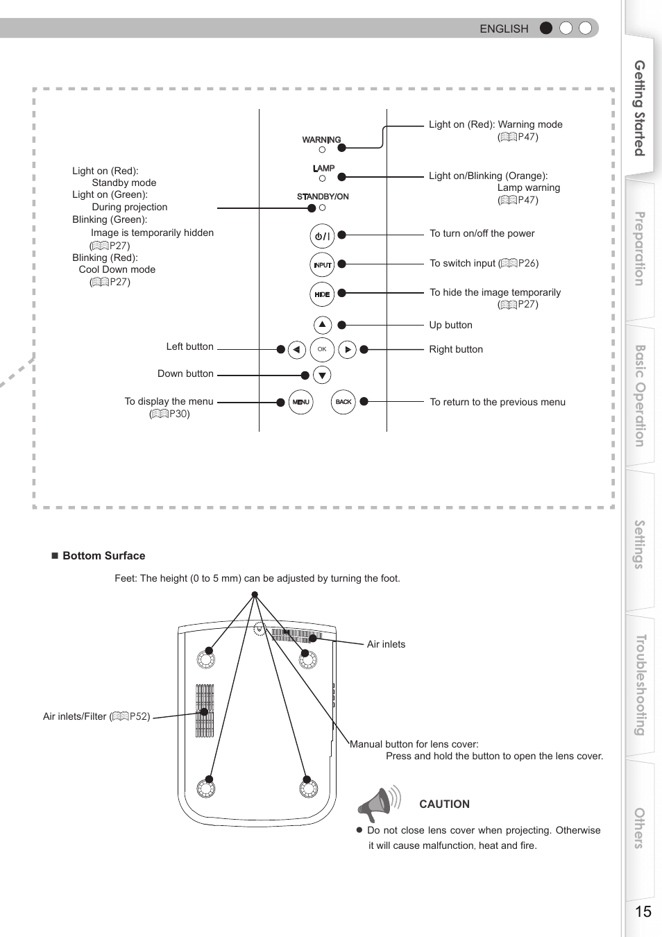 JVC DLA-HD750 User Manual | Page 15 / 181
