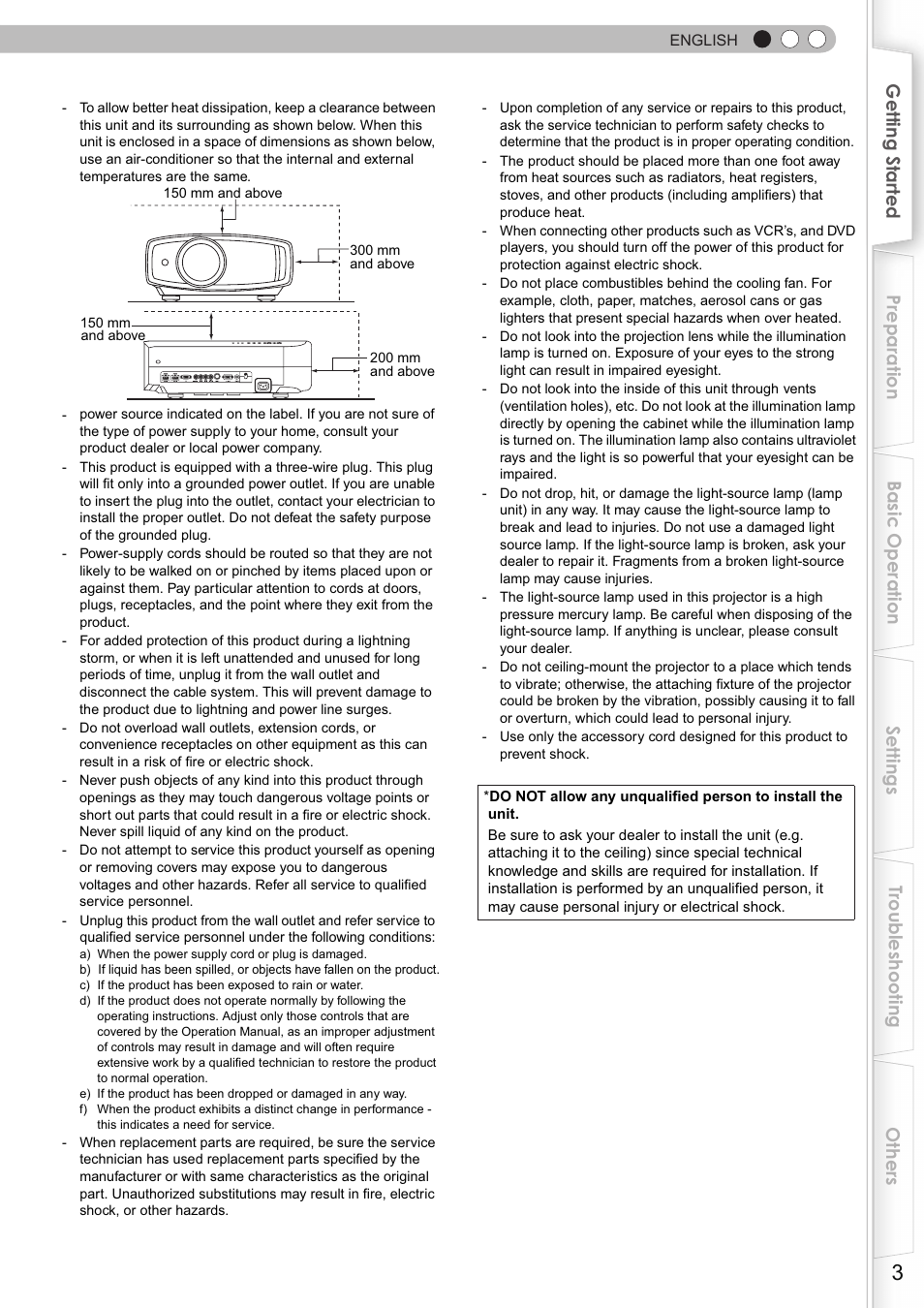 JVC DLA-HD750 User Manual | Page 3 / 181