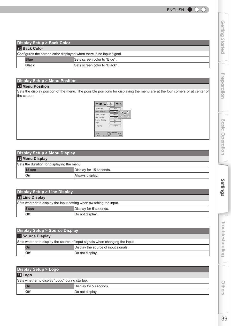 JVC DLA-HD750 User Manual | Page 39 / 181