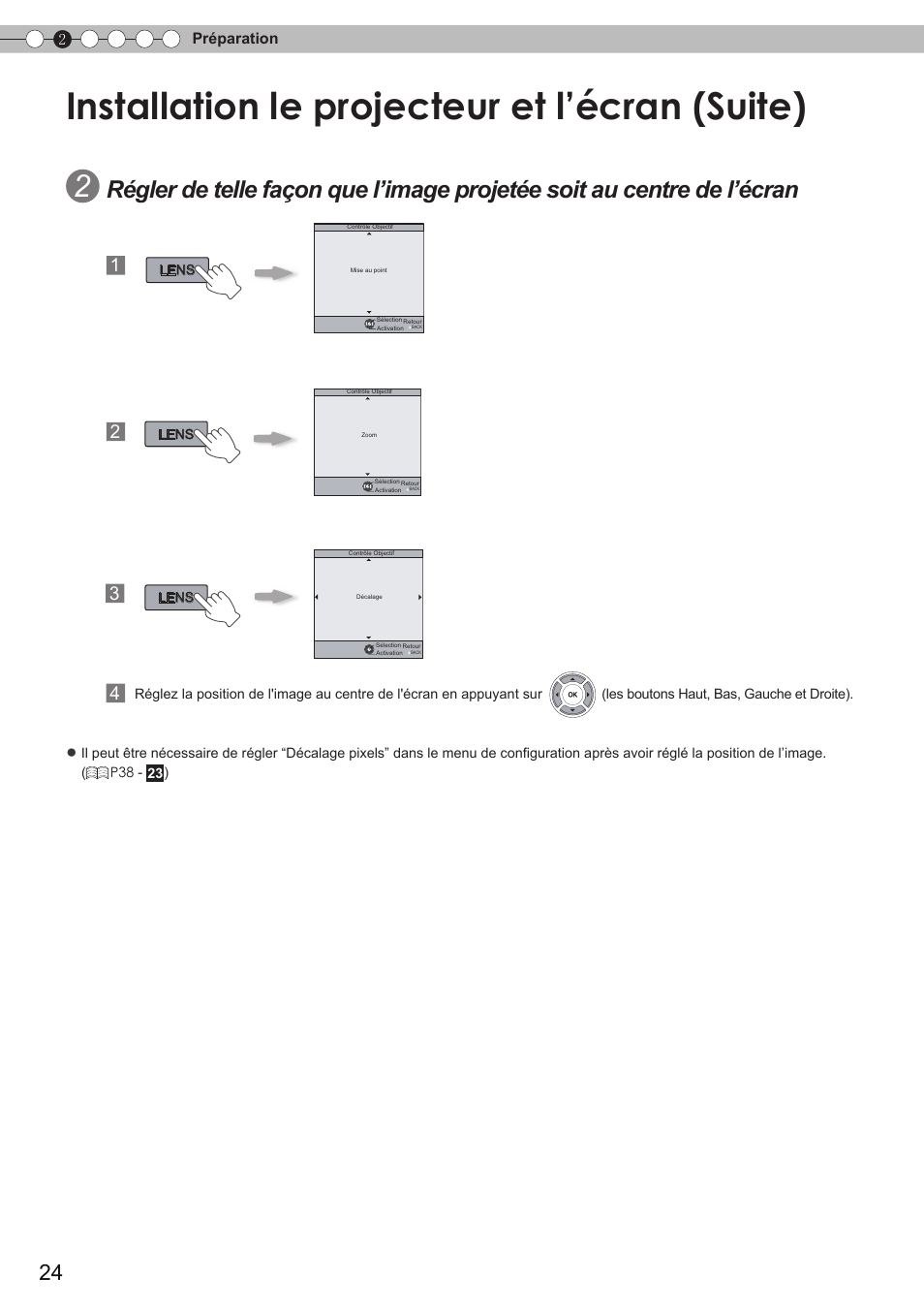 Installation le projecteur et l’écran (suite) | JVC DLA-HD750 User Manual | Page 84 / 181