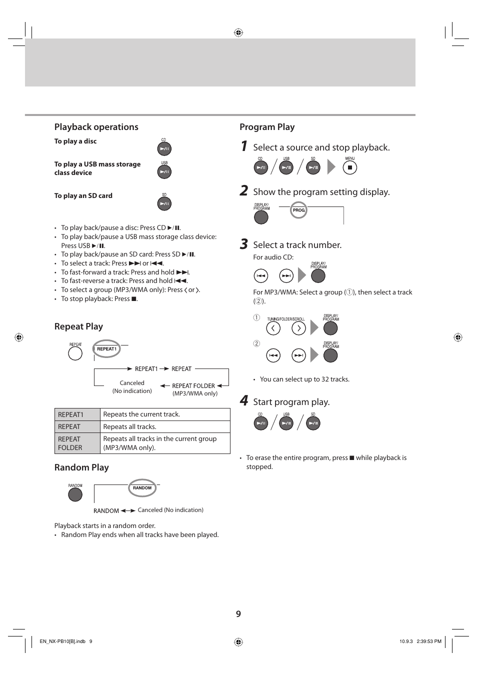 JVC NX-PB10 User Manual | Page 9 / 16