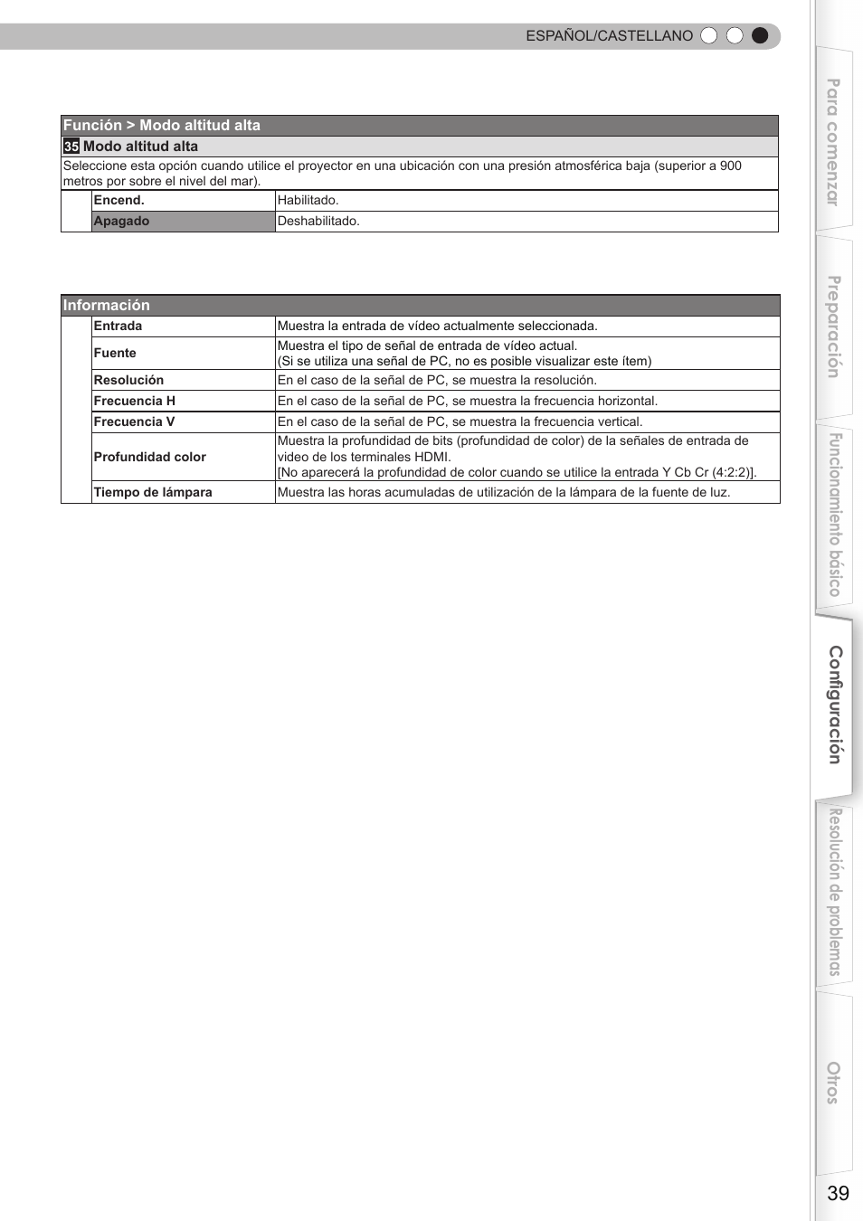 JVC DLA-HD350 User Manual | Page 40 / 58