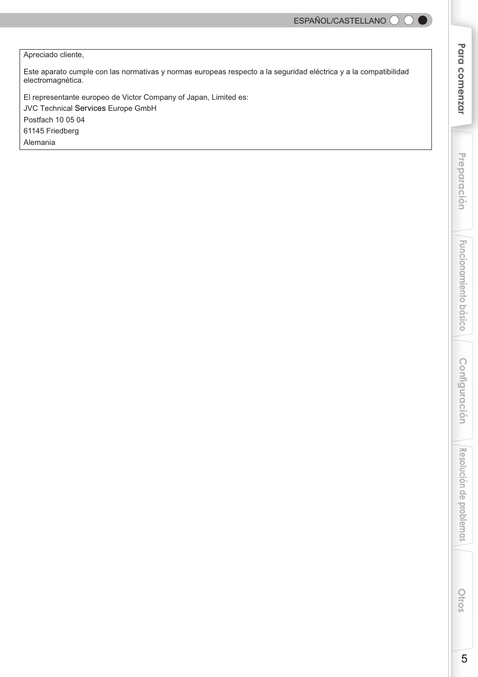 JVC DLA-HD350 User Manual | Page 6 / 58