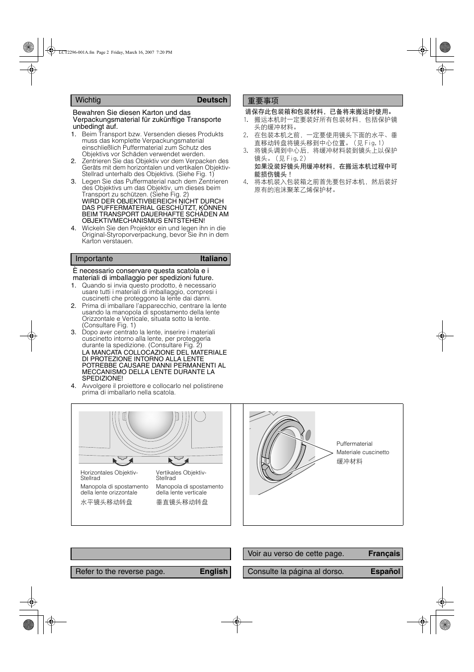 JVC DLA-HD1 User Manual | Page 2 / 2