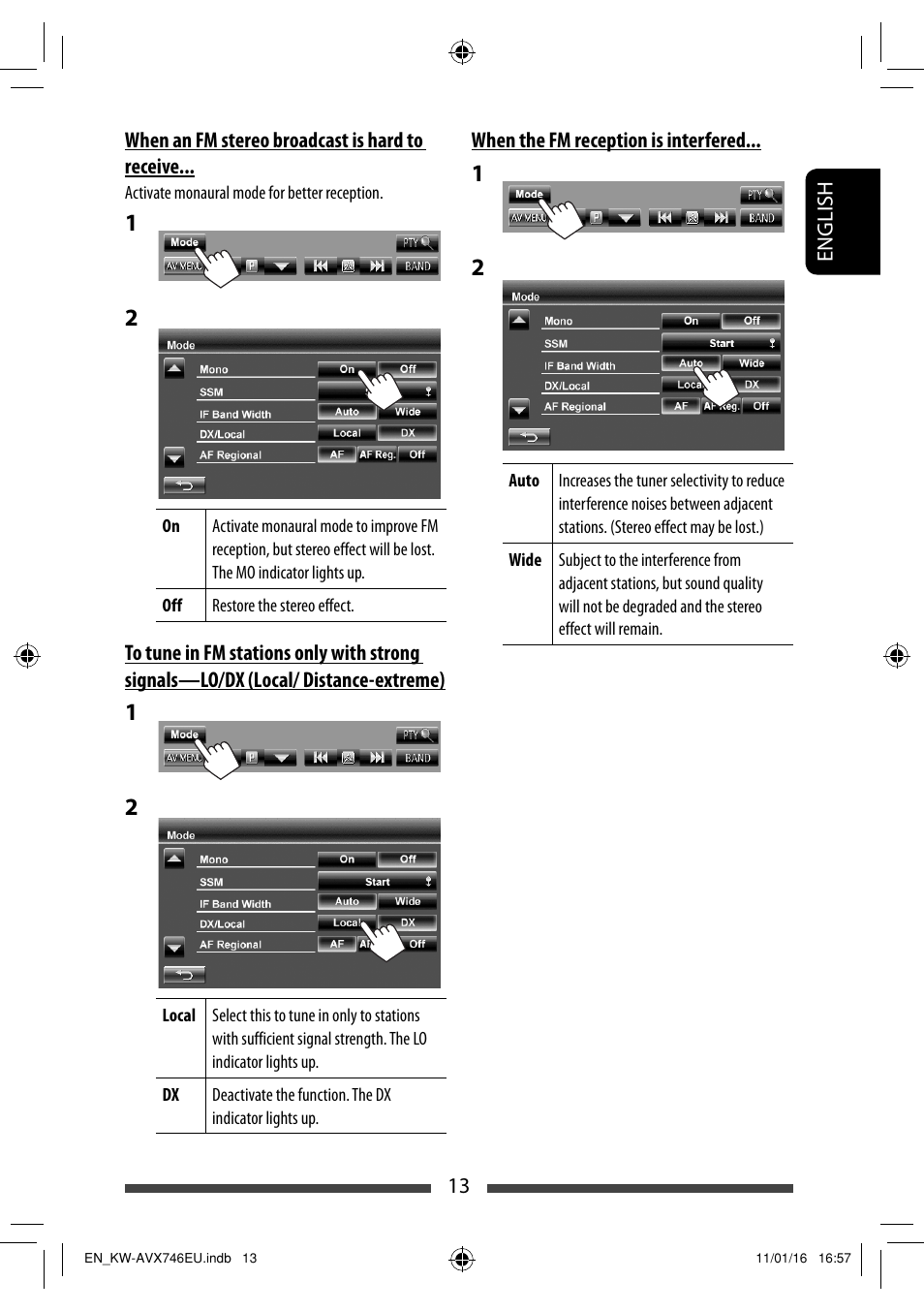 JVC KW-AVX746 User Manual | Page 13 / 197