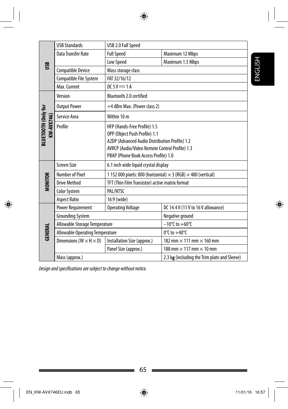 JVC KW-AVX746 User Manual | Page 65 / 197