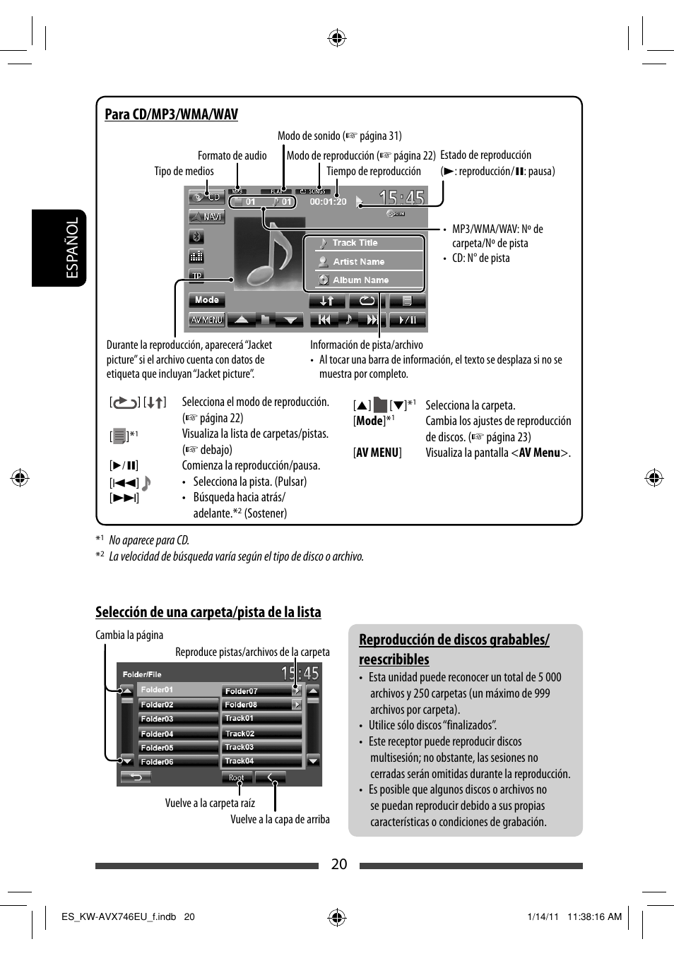 JVC KW-AVX746 User Manual | Page 84 / 197