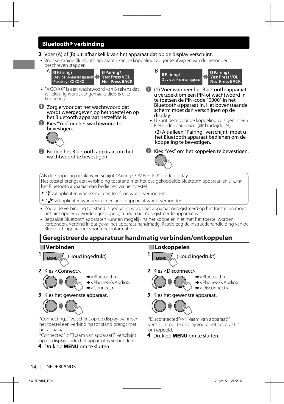 JVC KW-SD70 User Manual | Page 14 / 121