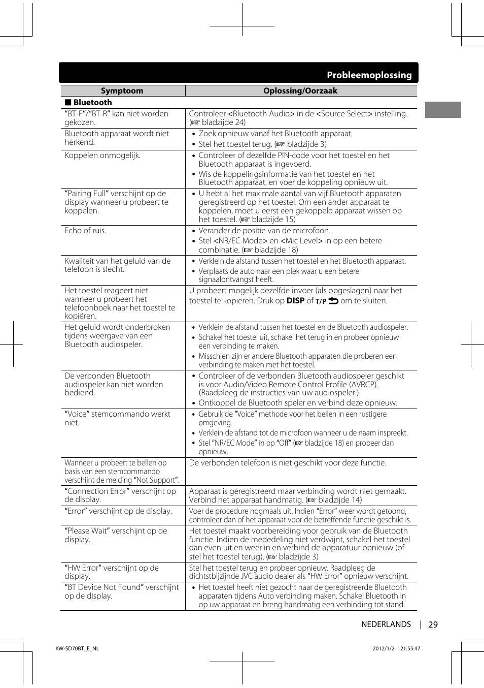 JVC KW-SD70 User Manual | Page 29 / 121