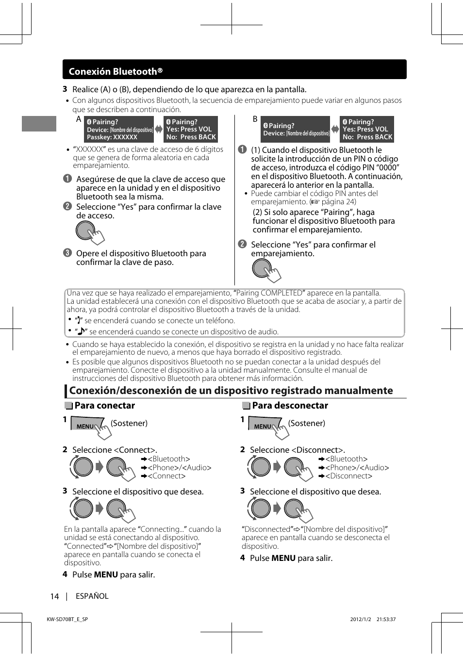 JVC KW-SD70 User Manual | Page 44 / 121