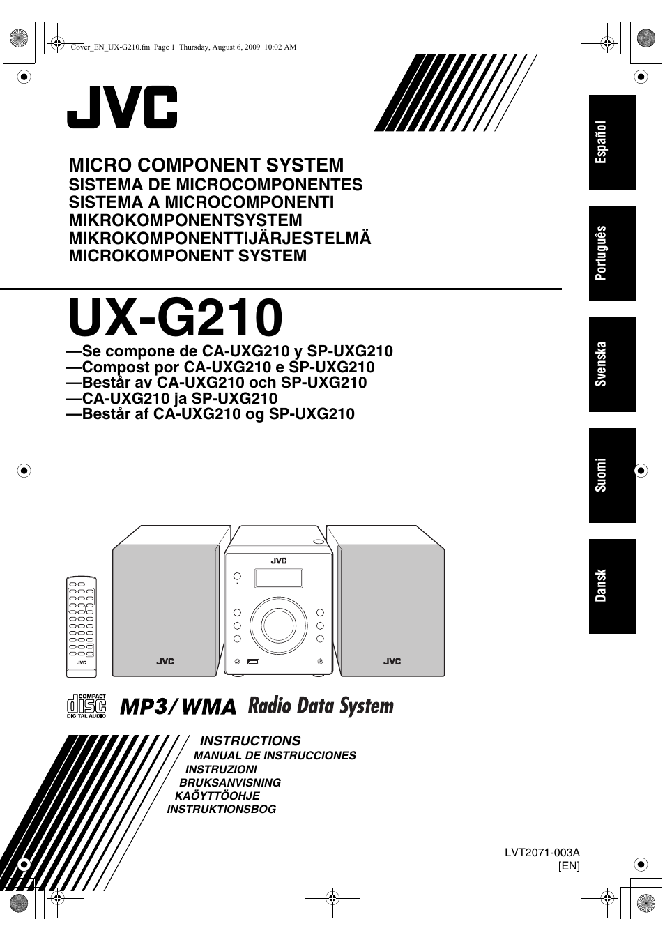 JVC UX-G210 User Manual | 111 pages