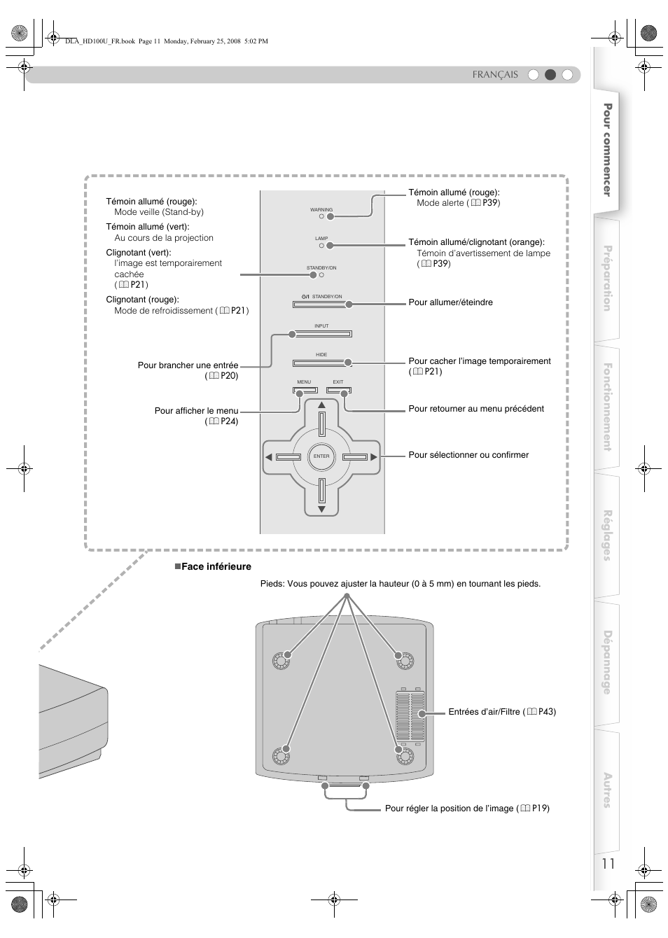JVC DLA-HD100 User Manual | Page 65 / 162