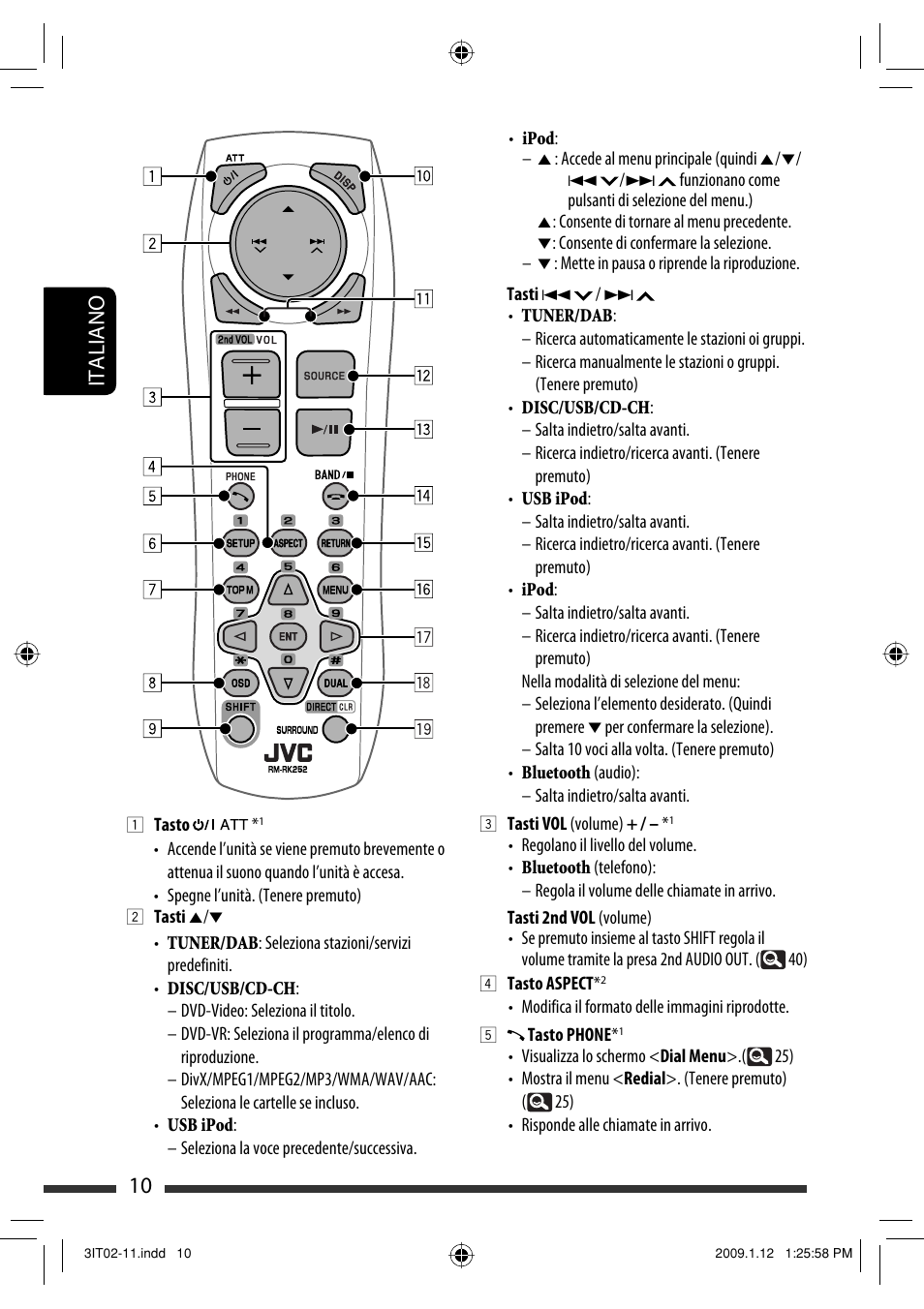 10 italiano | JVC KW-AVX820 User Manual | Page 82 / 285