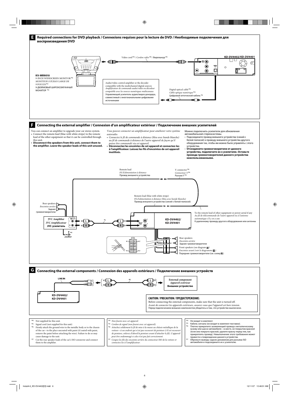 JVC KD-DV4402 User Manual | Page 6 / 6