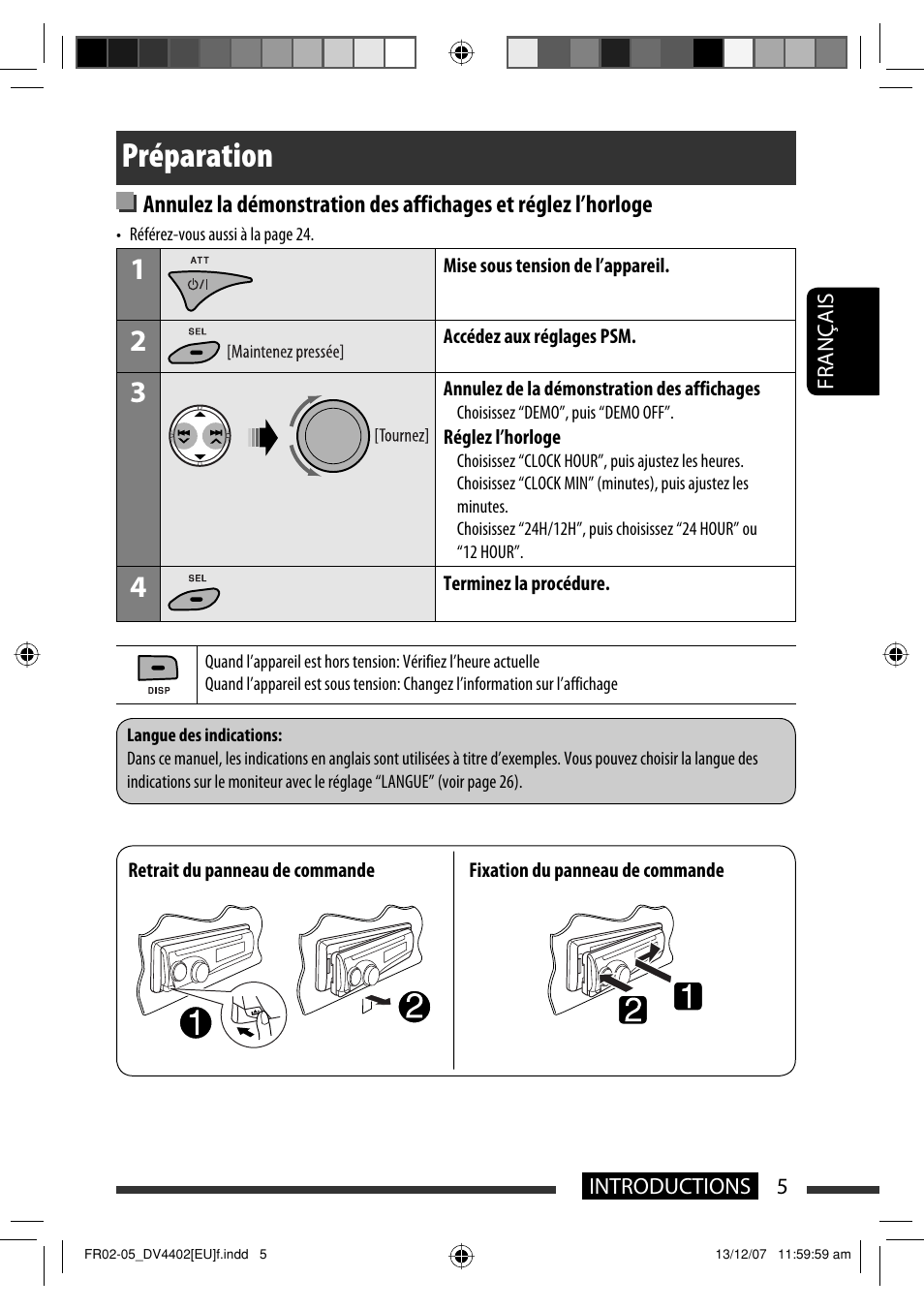 Préparation | JVC KD-DV4402 User Manual | Page 41 / 111
