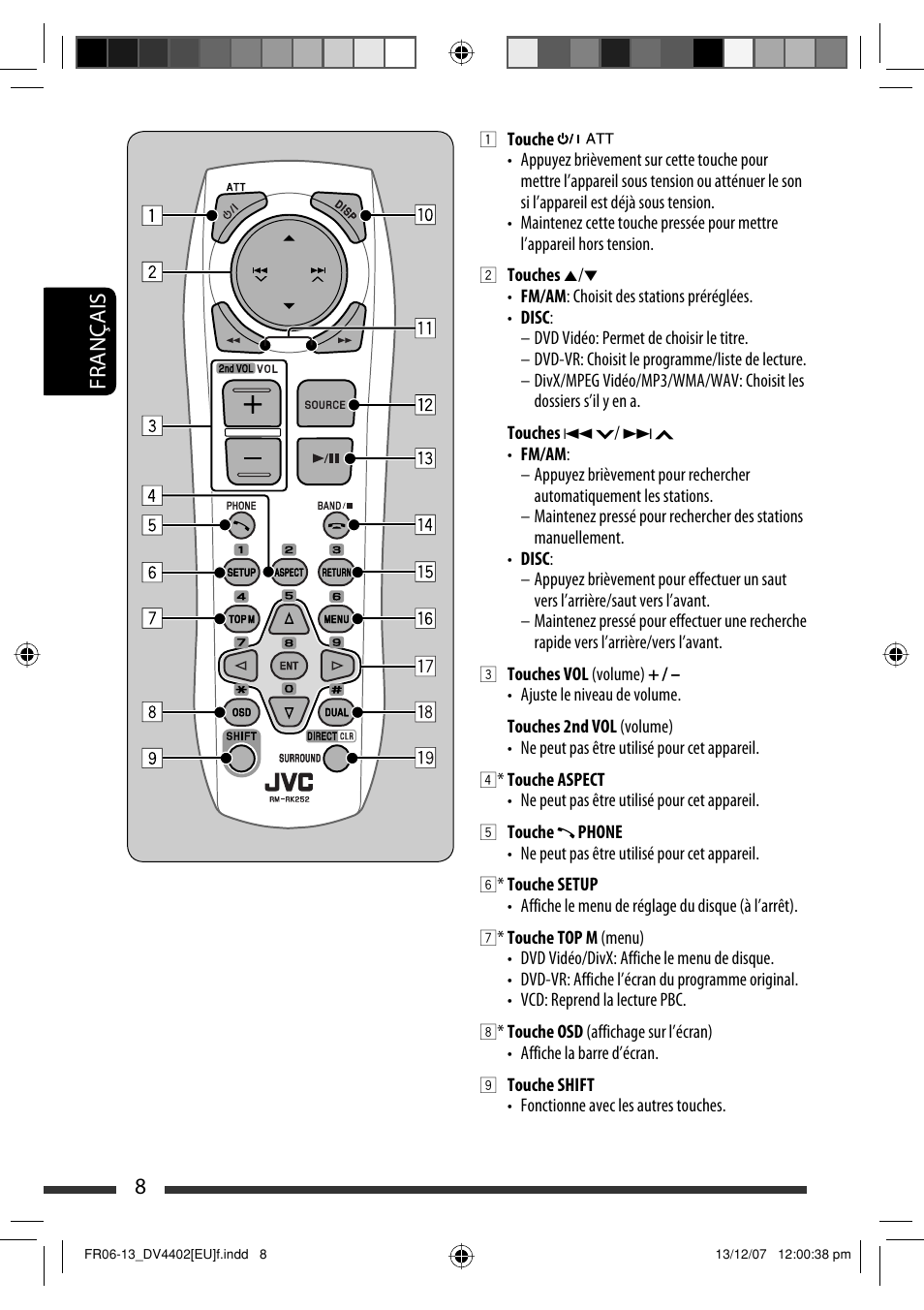 8français | JVC KD-DV4402 User Manual | Page 44 / 111
