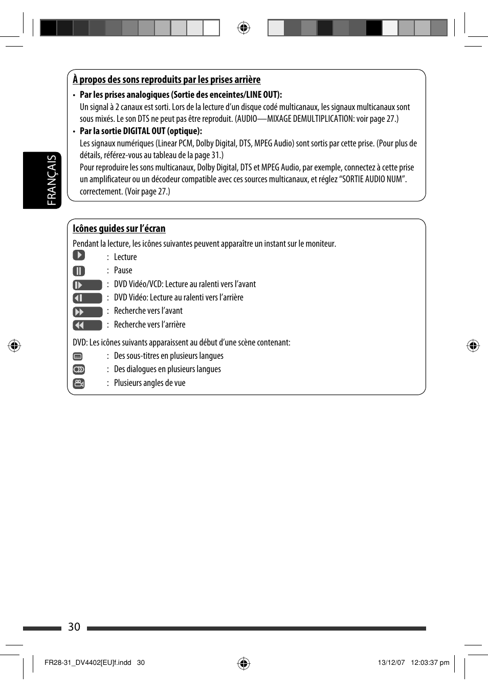 30 français | JVC KD-DV4402 User Manual | Page 66 / 111