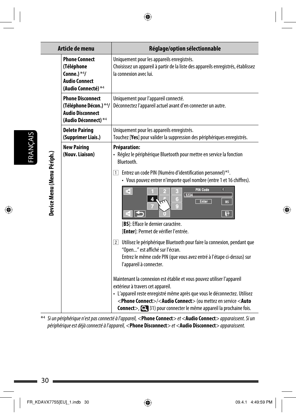 30 français | JVC KD-AVX77 User Manual | Page 176 / 220
