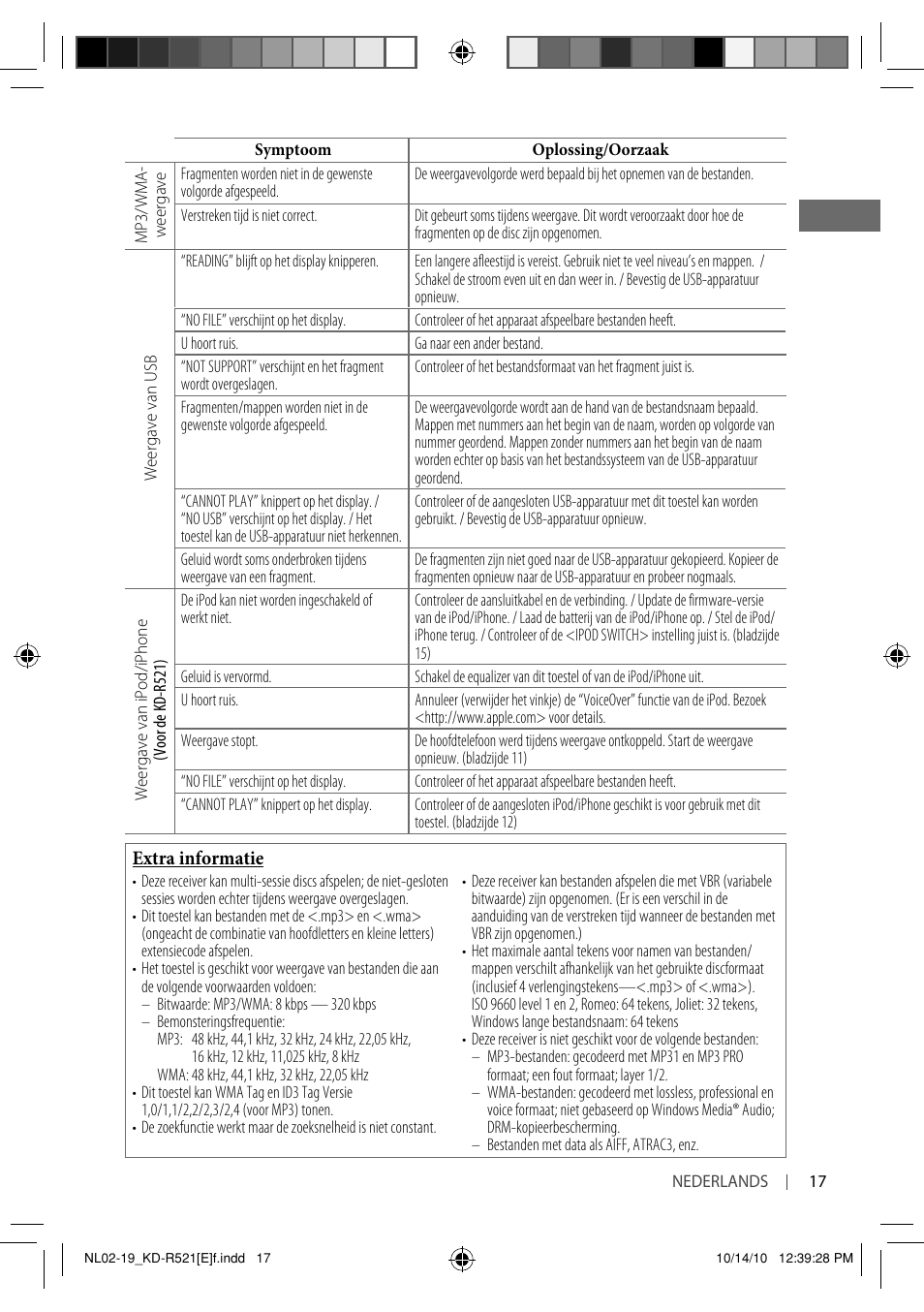 JVC KD-R521 User Manual | Page 17 / 73