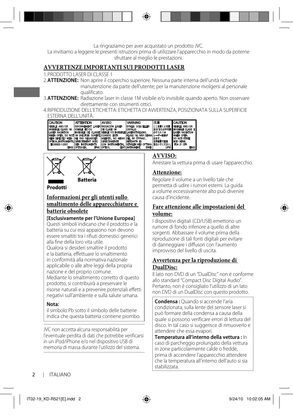 JVC KD-R521 User Manual | Page 38 / 73