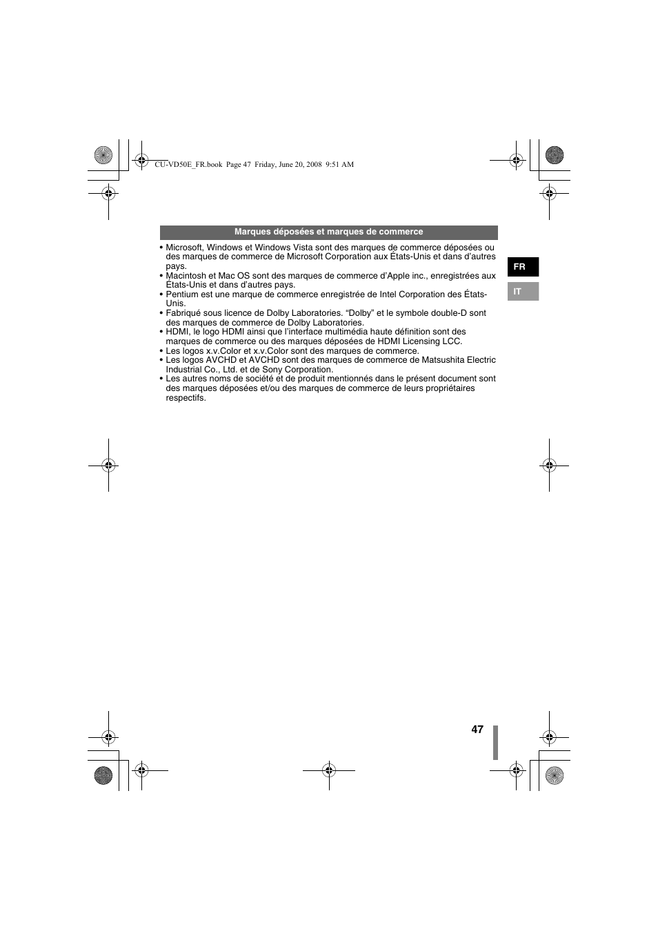 JVC CU-VD50 User Manual | Page 47 / 104