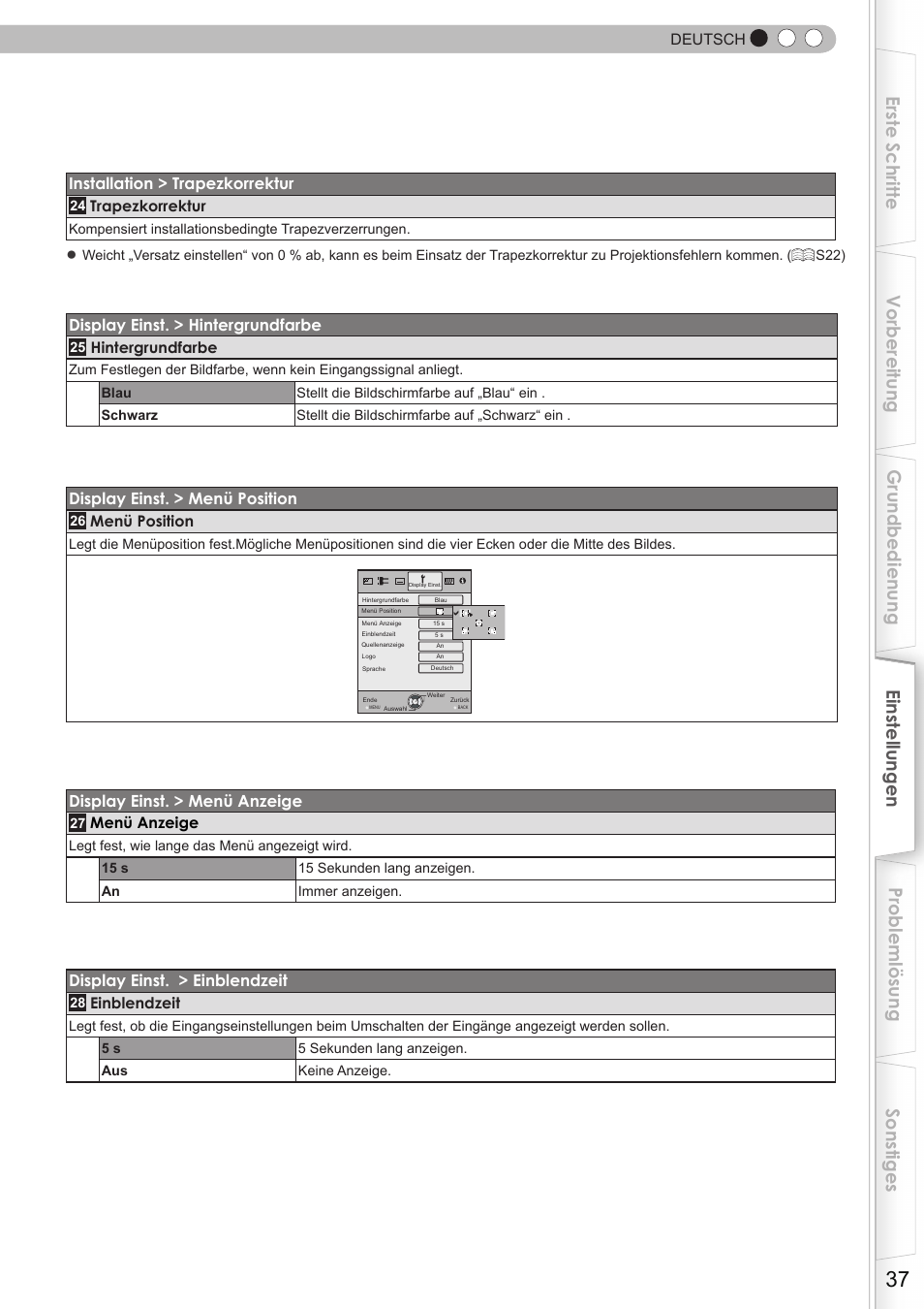 JVC DLA-HD350 User Manual | Page 37 / 173