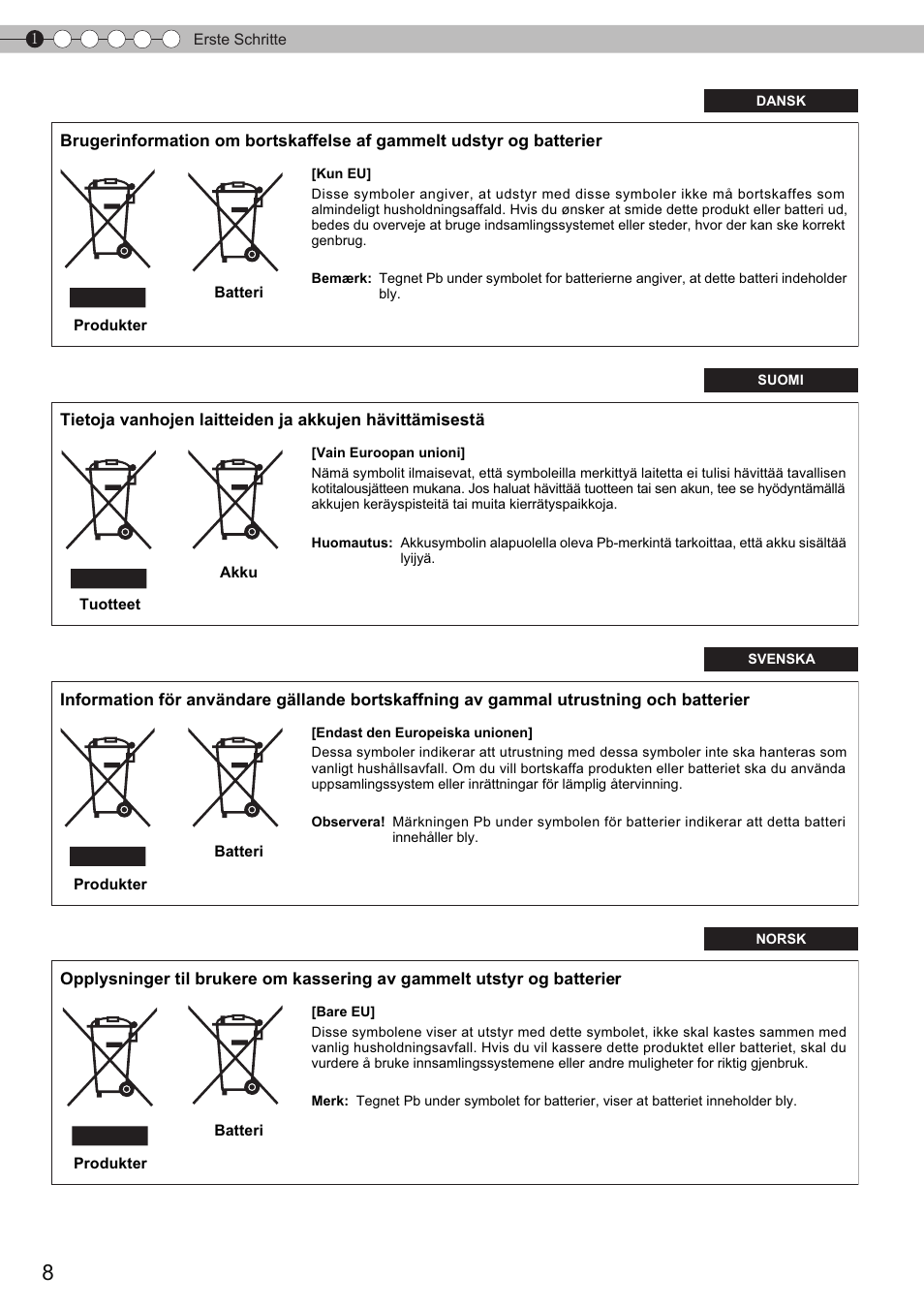 JVC DLA-HD350 User Manual | Page 8 / 173