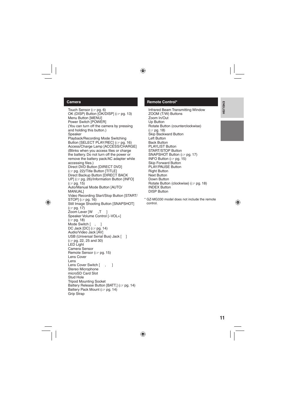JVC GZ-MG330 User Manual | Page 11 / 40