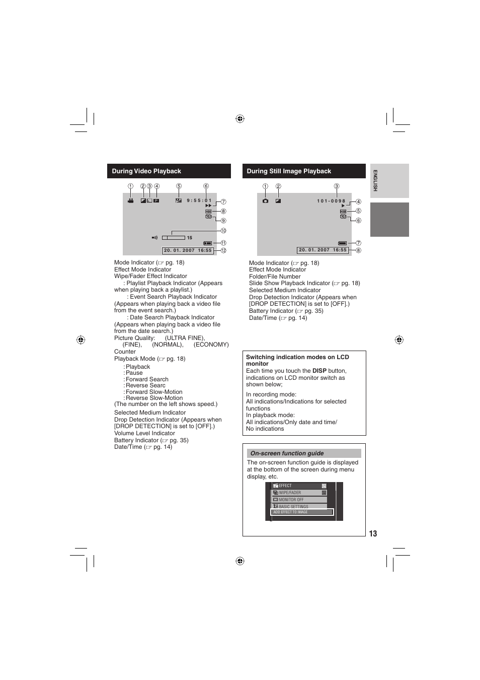 JVC GZ-MG330 User Manual | Page 13 / 40