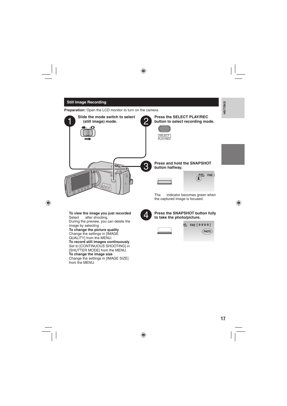JVC GZ-MG330 User Manual | Page 17 / 40