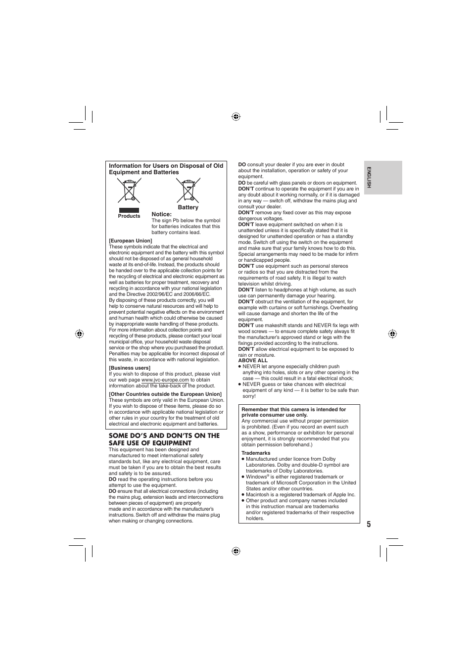 JVC GZ-MG330 User Manual | Page 5 / 40