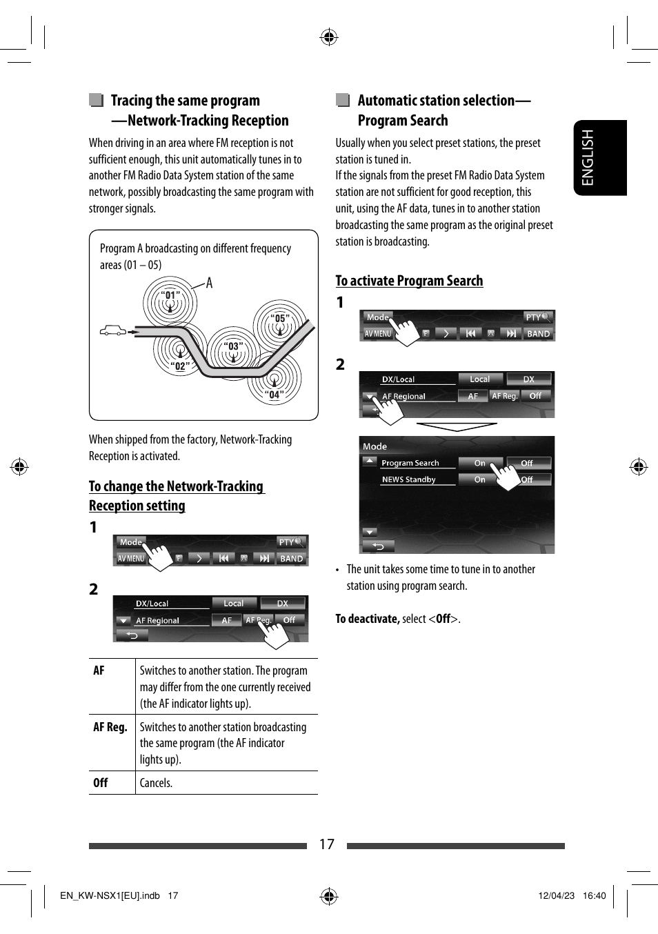 JVC KW-NSX1 User Manual | Page 17 / 212
