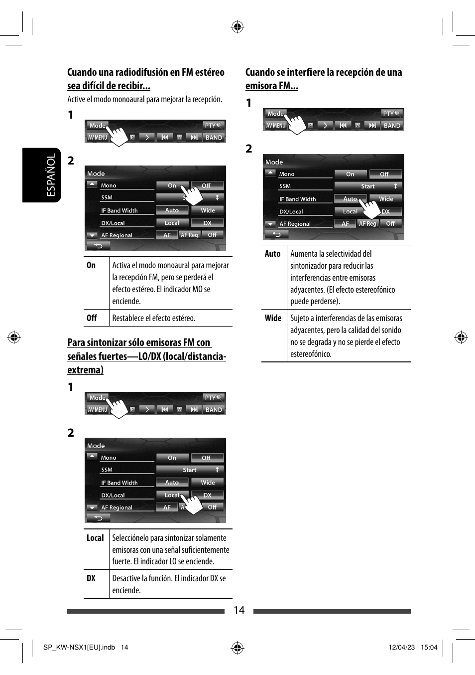 JVC KW-NSX1 User Manual | Page 84 / 212