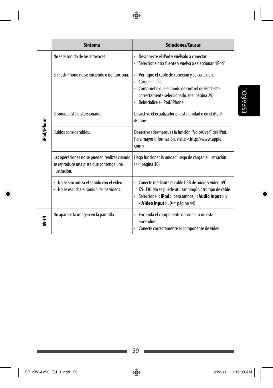 JVC KW-AV50 User Manual | Page 119 / 183