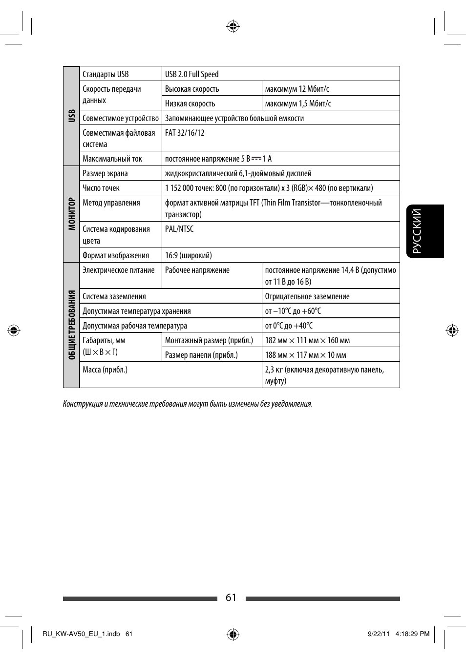 JVC KW-AV50 User Manual | Page 181 / 183