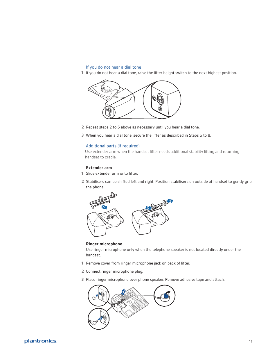Plantronics CS520 User Manual | Page 12 / 21
