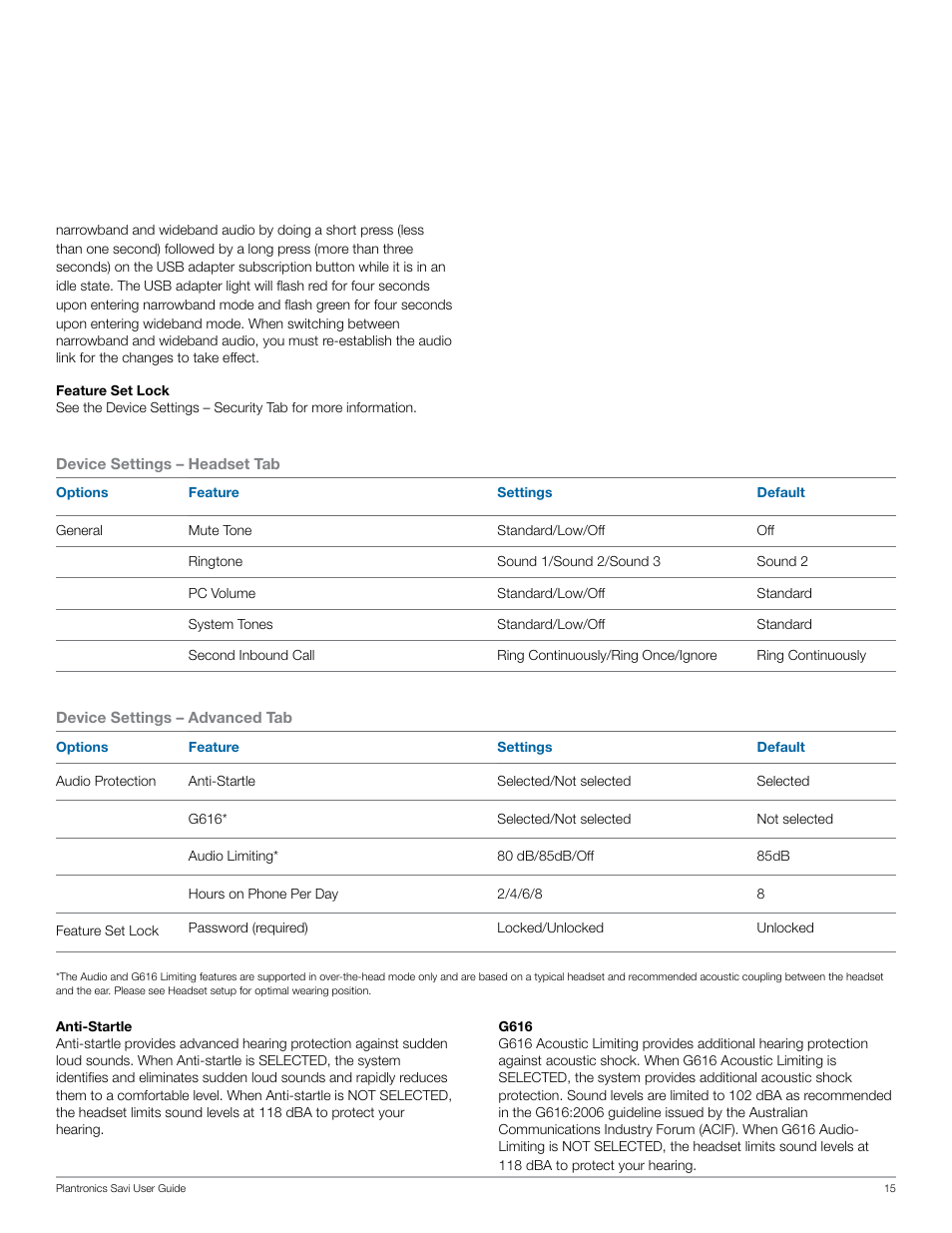 Plantronics Savi W440-M User Manual | Page 15 / 22