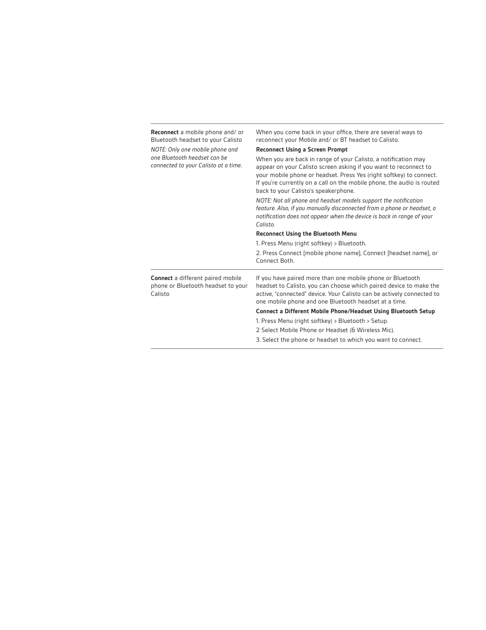 Plantronics Calisto 835m User Manual | Page 27 / 34